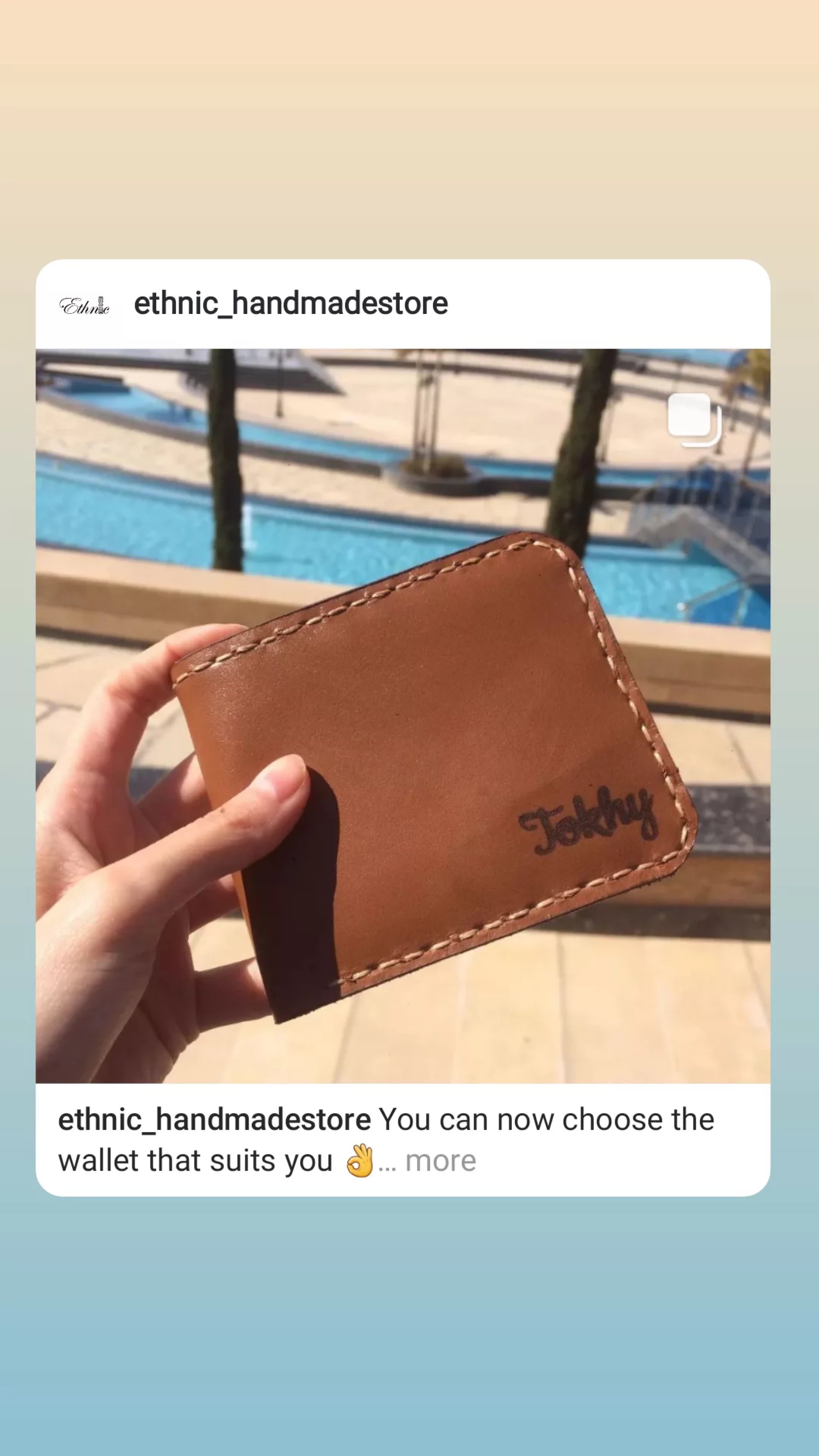 Genuine leather wallet