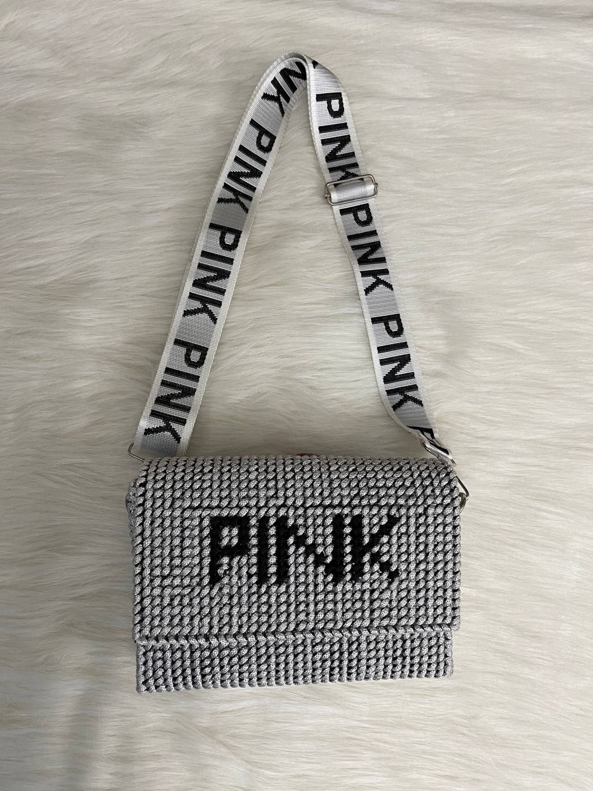 Silver & black Bag