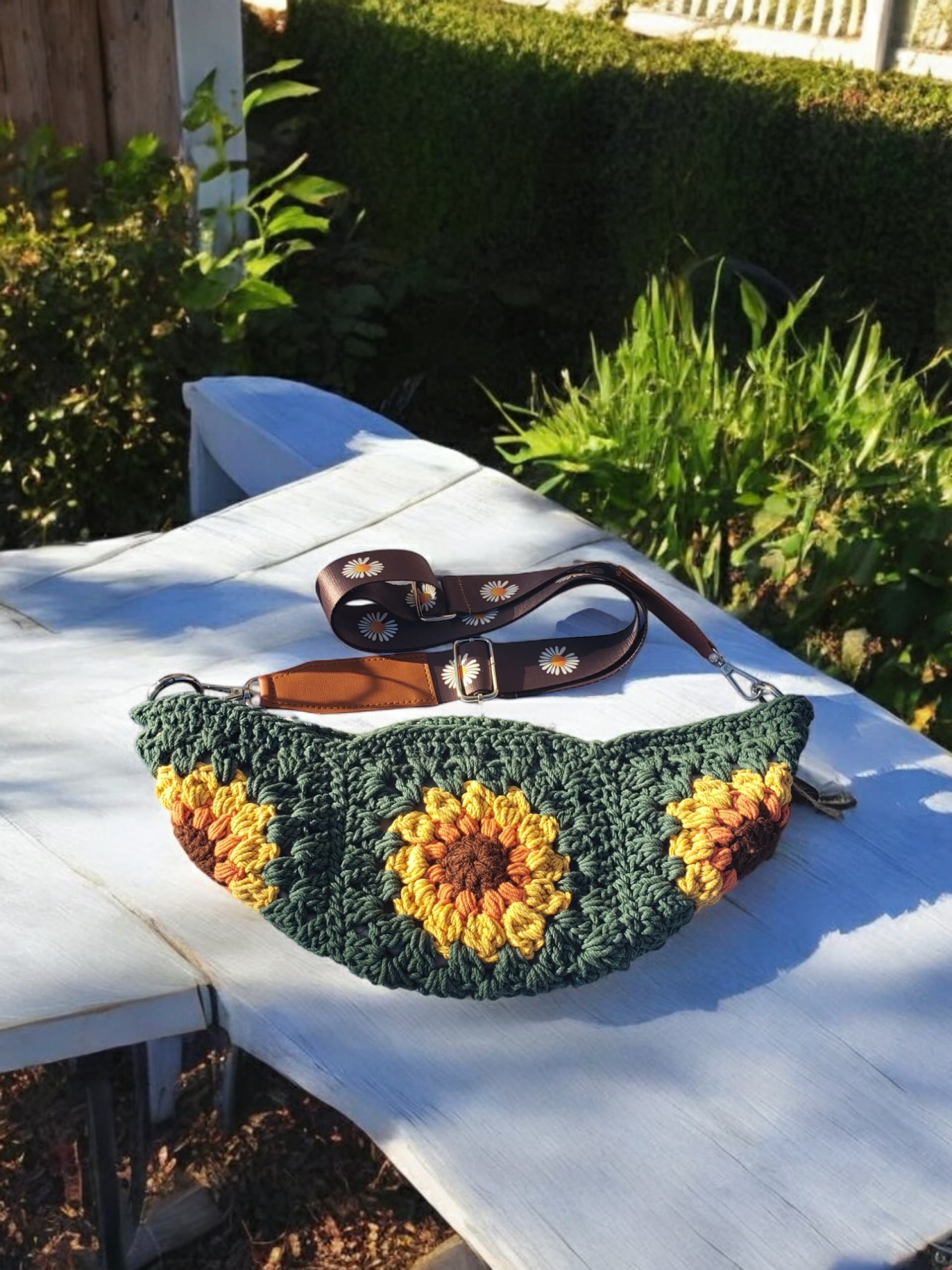 Sunflower cross/shoulder bag