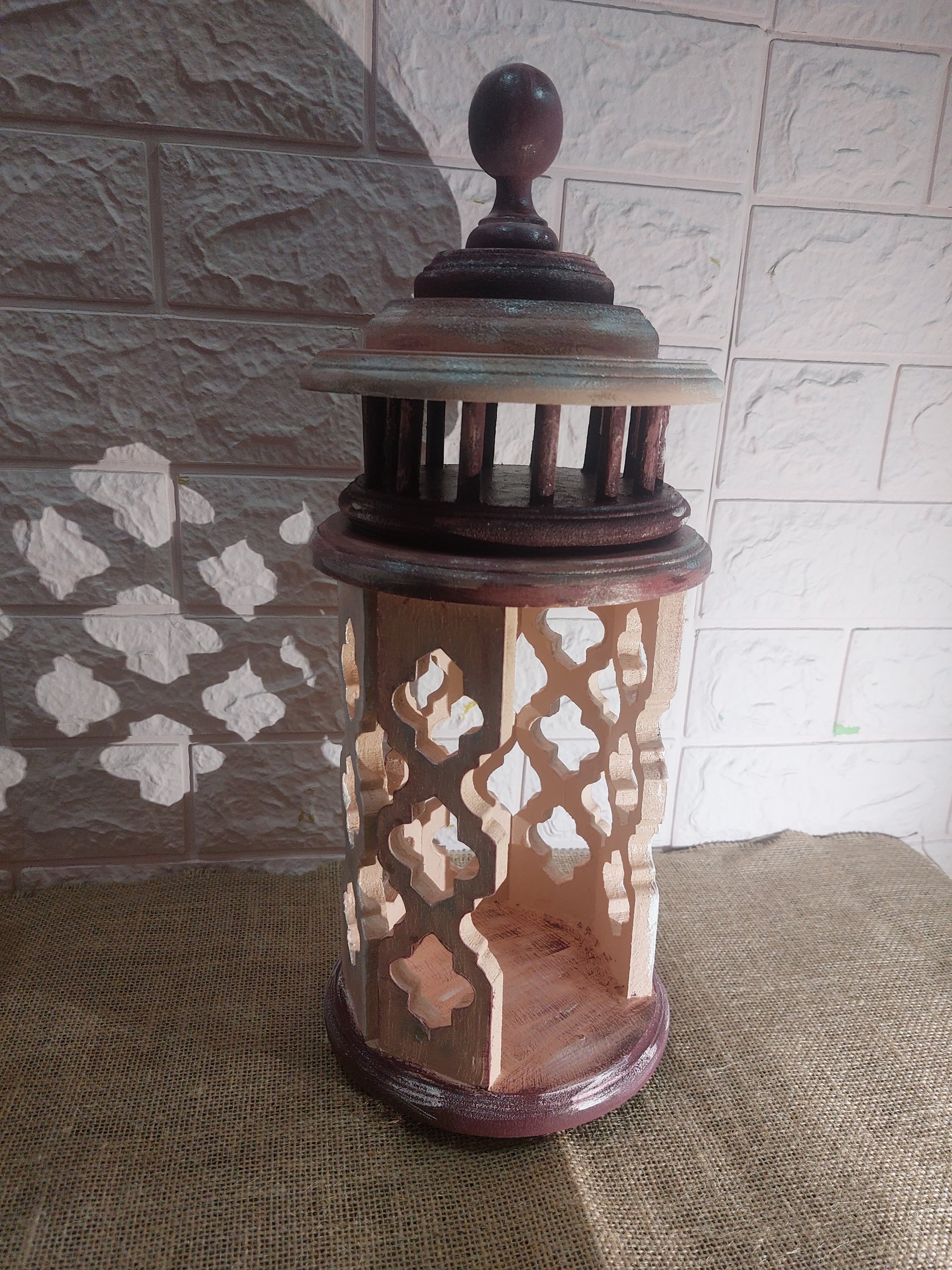 Wooden lantern