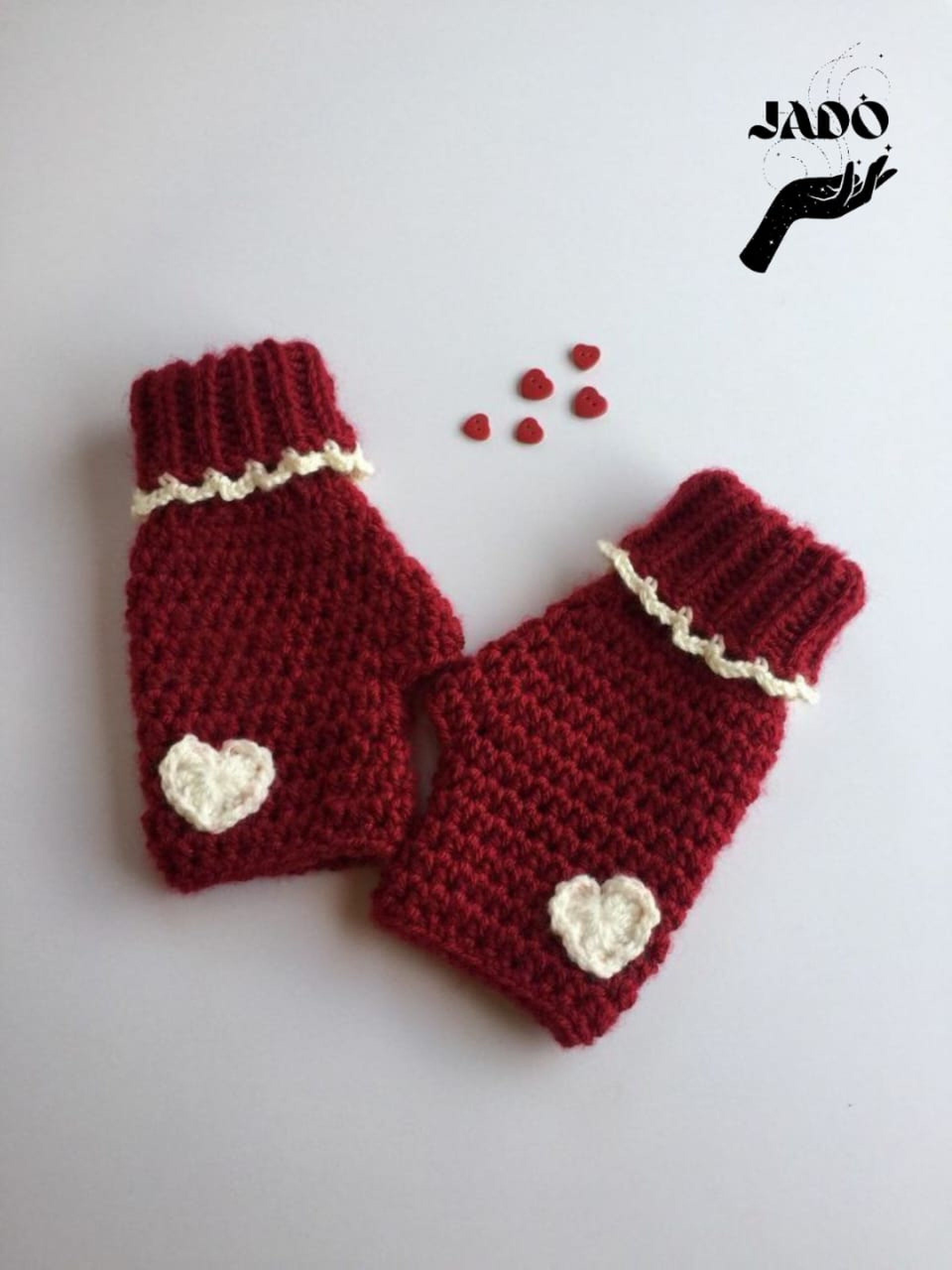 Handmade crochet gloves جلافز كروشيه هاندميد