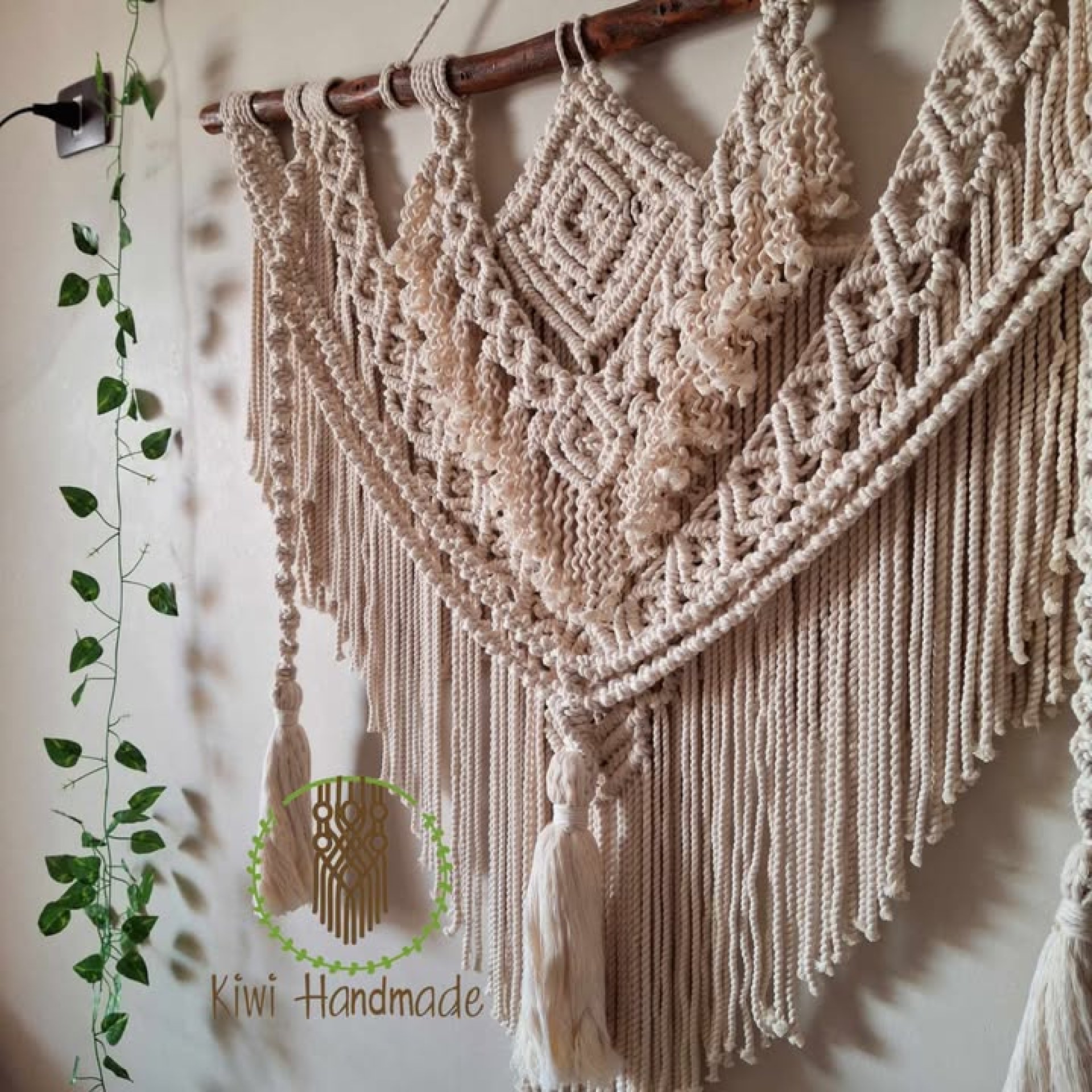 Wall hanging macrame, size (100*90)