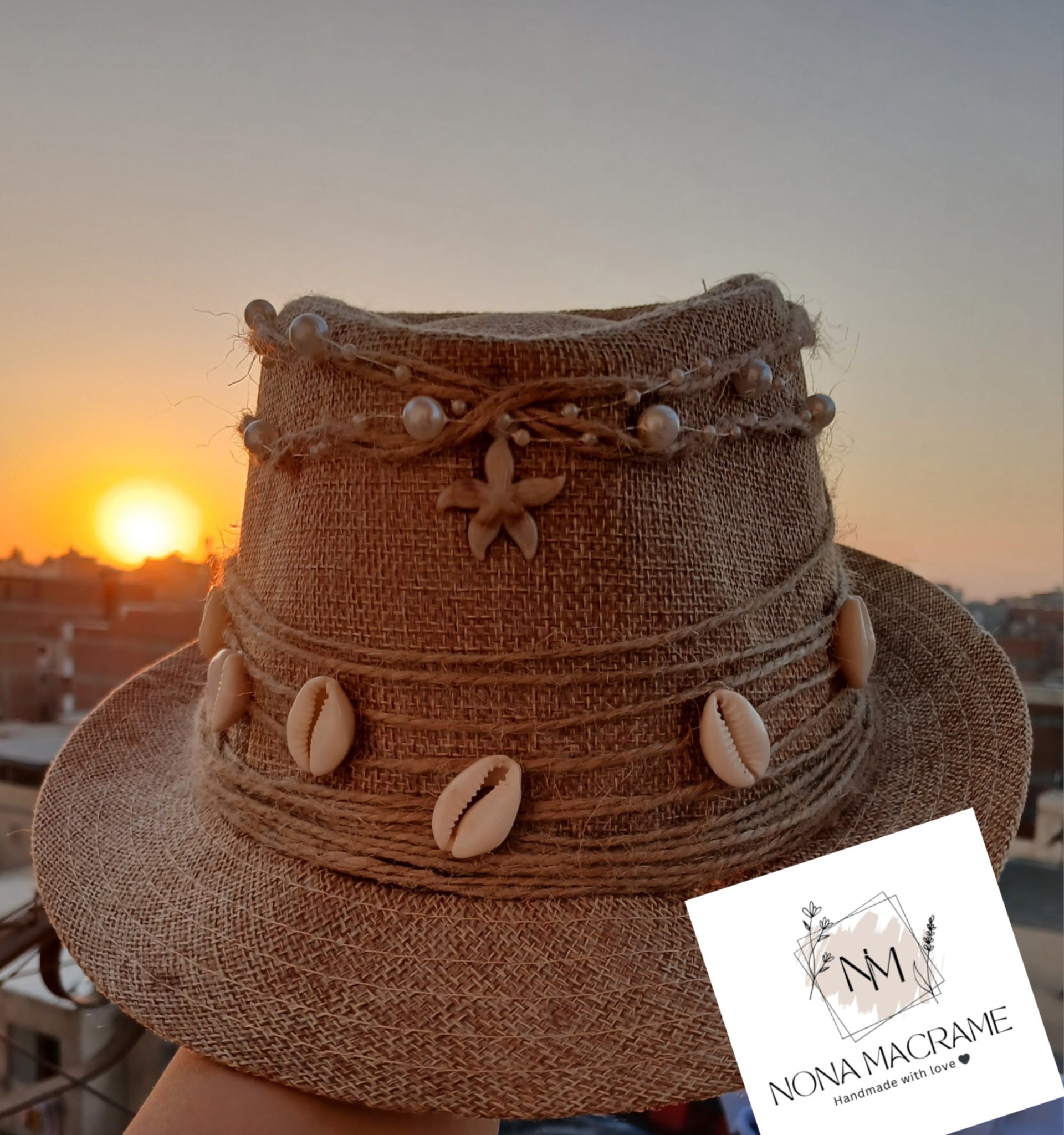 Macrame hate Handmade