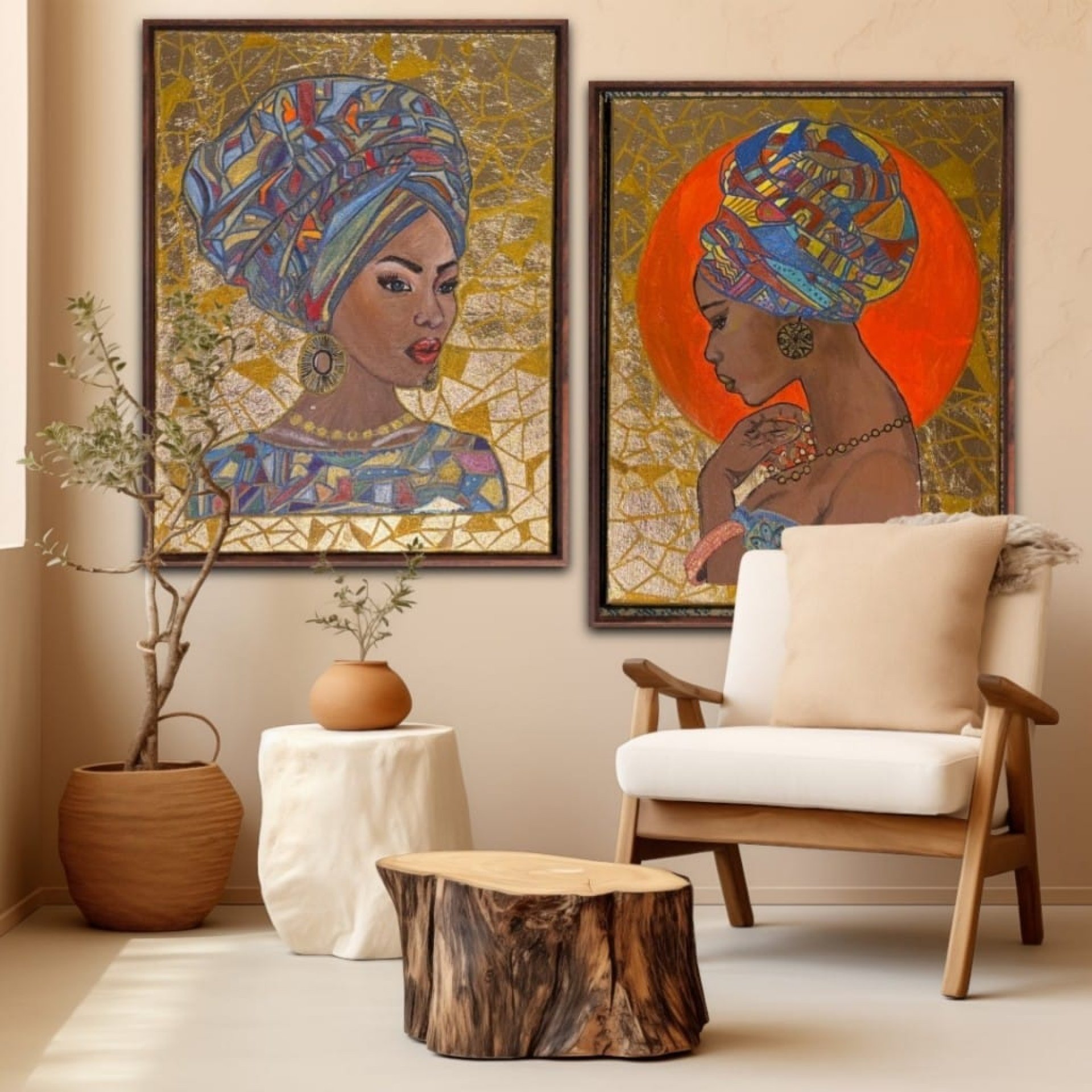 customized acrylic paintings on canvas