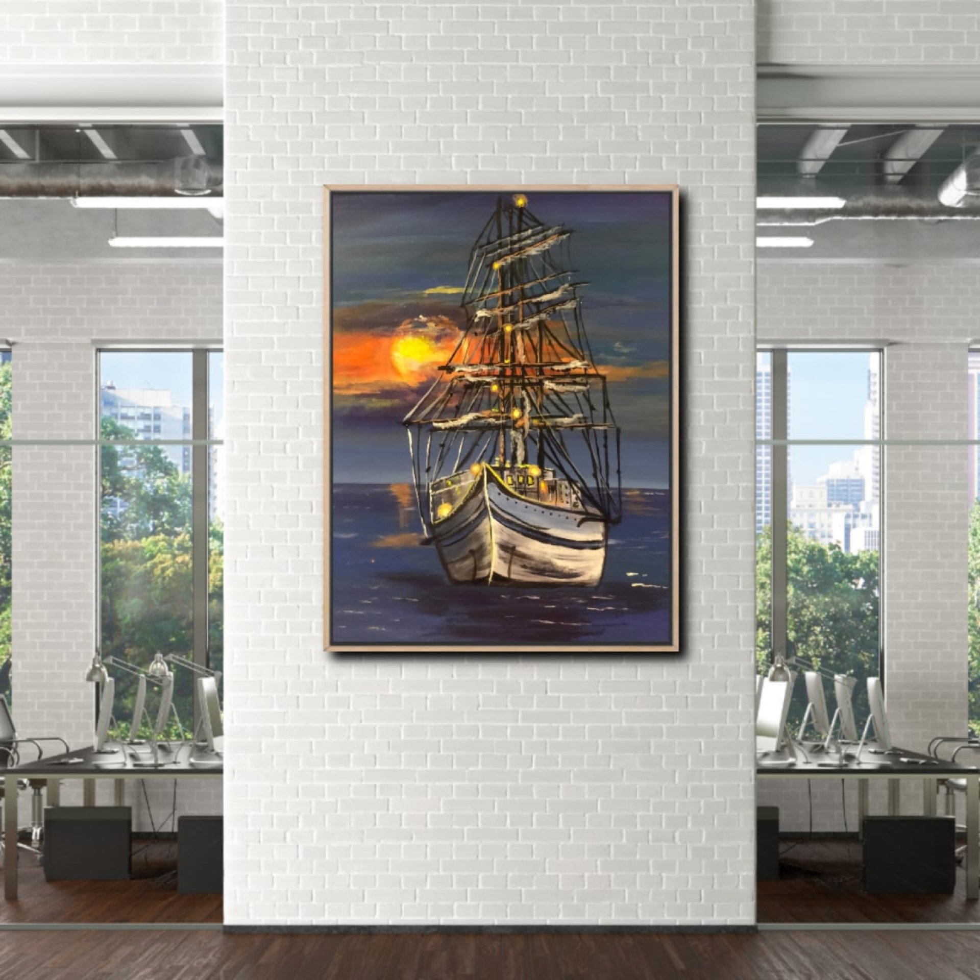customized acrylic paintings on canvas